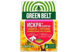 ИСКРА Золотая защита+питание комнатных растений (Green Belt)(10 палочек х 2 гр)