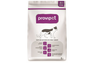 Provipet (сухой корм для кошек с курицей) (2 кг)