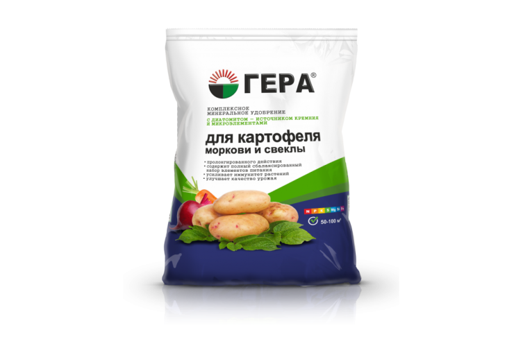 Удобрение для картофеля, моркови и свеклы (0,9 кг) (Гера)