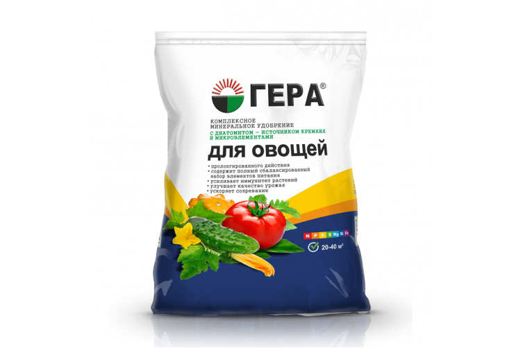 Удобрение для овощей (0,9 кг) (Гера)